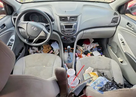 2016 Hyundai Accent Se z USA, uszkodzony, nr VIN KMHCT4AE9GU089524